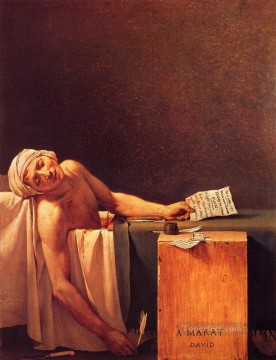 ジャック・ルイ・ダヴィッド Painting - マラーの死 新古典主義 ジャック・ルイ・ダヴィッド